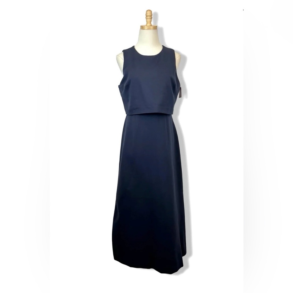 ‼️SALE‼️SPANX Classic Navy Ponte Fitted Midi Dress Small New With Tag